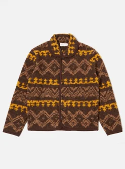 Outlet Lancaster Jacket In Brown Moroccan Rug Fleece Men Fleece.