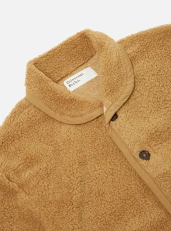 Shop Lancaster Jacket In Sand Mountain Fleece Men Fleece.
