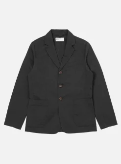 Discount London Jacket In Black Twill Men Jackets.