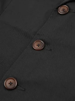 Discount London Jacket In Black Twill Men Jackets.