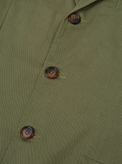 Store London Jacket In Light Olive Twill Men Jackets.