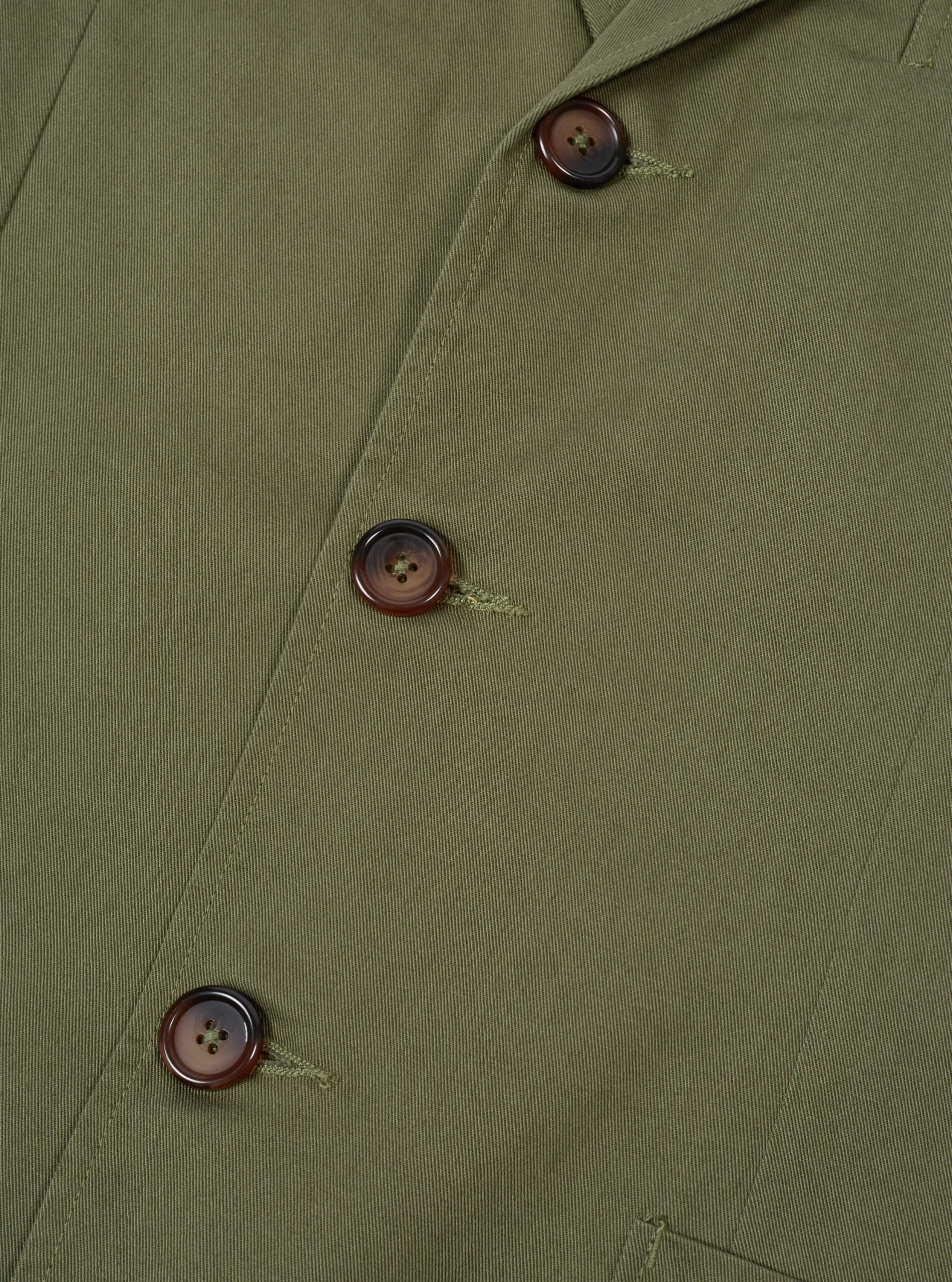 Store London Jacket In Light Olive Twill Men Jackets.