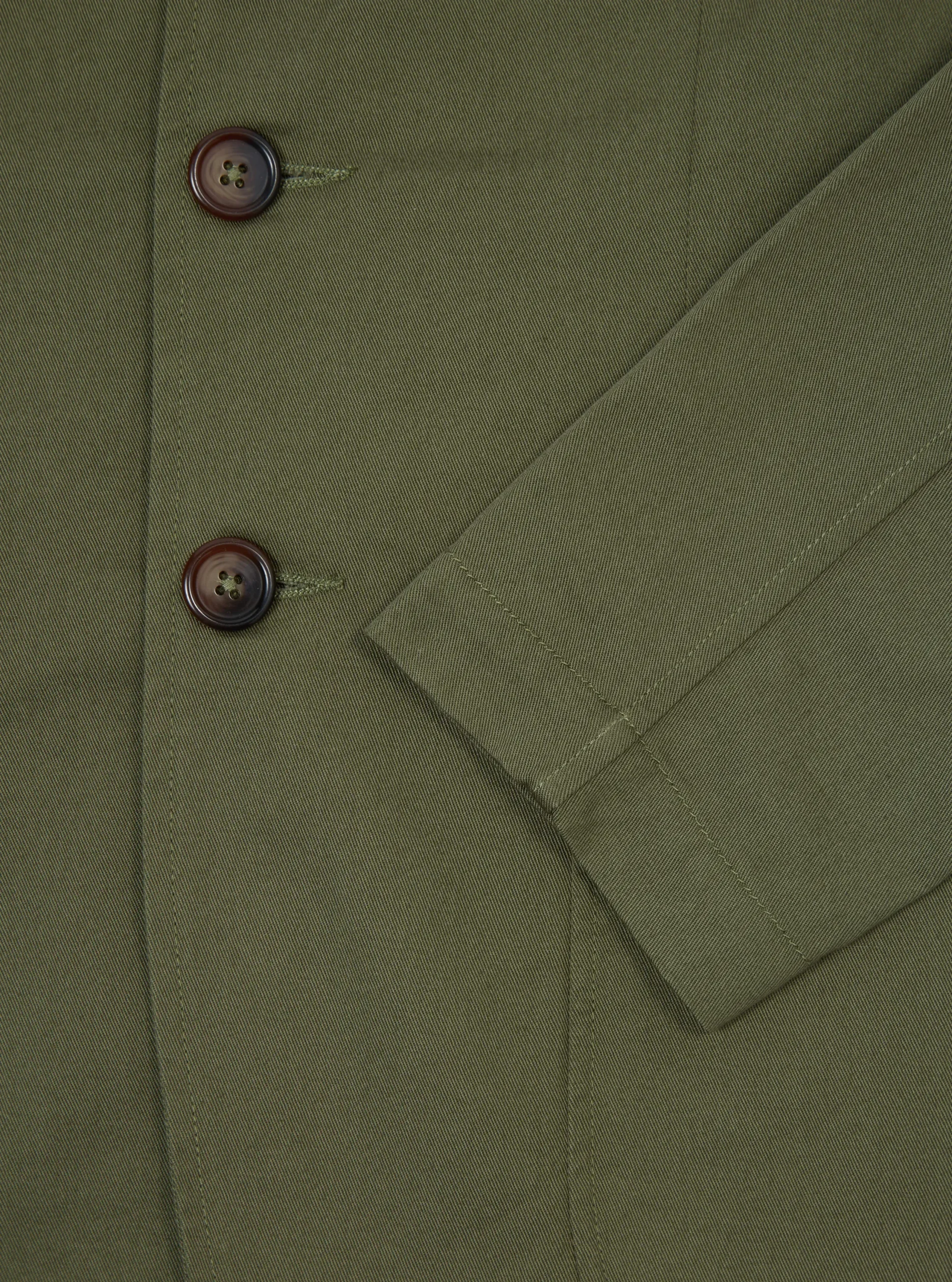 Store London Jacket In Light Olive Twill Men Jackets.
