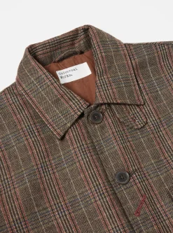 Online Long Bakers Jacket V3 In Brown Tweed Wool Men Coats & Outerwear.