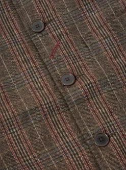Online Long Bakers Jacket V3 In Brown Tweed Wool Men Coats & Outerwear.