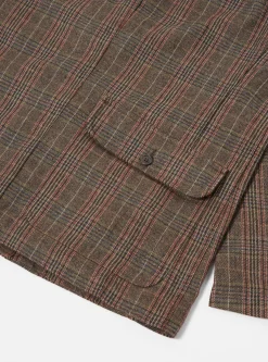 Online Long Bakers Jacket V3 In Brown Tweed Wool Men Coats & Outerwear.