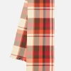 Cheap Long Scarf In Red Earth Check Men Accessories.