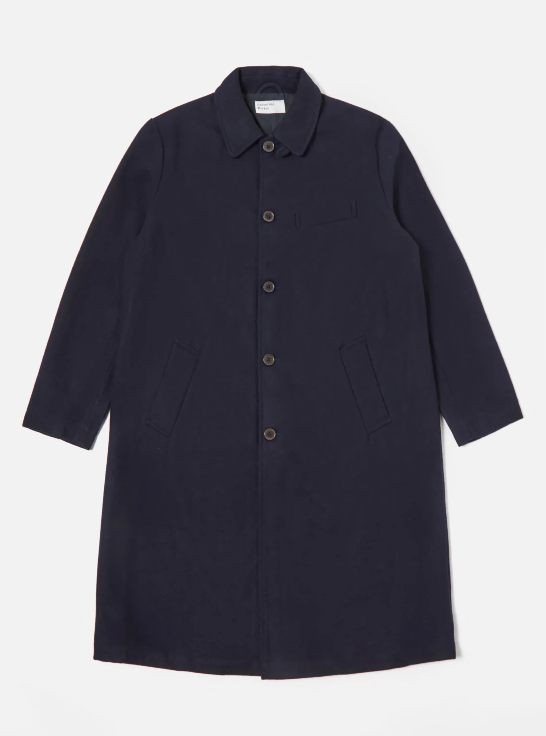 Online Long Swing Overcoat In Navy Mowbray Men Coats & Outerwear.