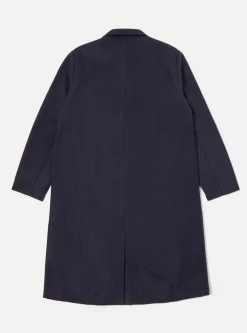 Online Long Swing Overcoat In Navy Mowbray Men Coats & Outerwear.