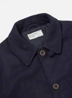 Online Long Swing Overcoat In Navy Mowbray Men Coats & Outerwear.
