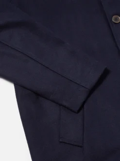Online Long Swing Overcoat In Navy Mowbray Men Coats & Outerwear.