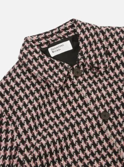 Cheap Long Swing Overcoat In Pink Cortina Tweed Men Coats & Outerwear.