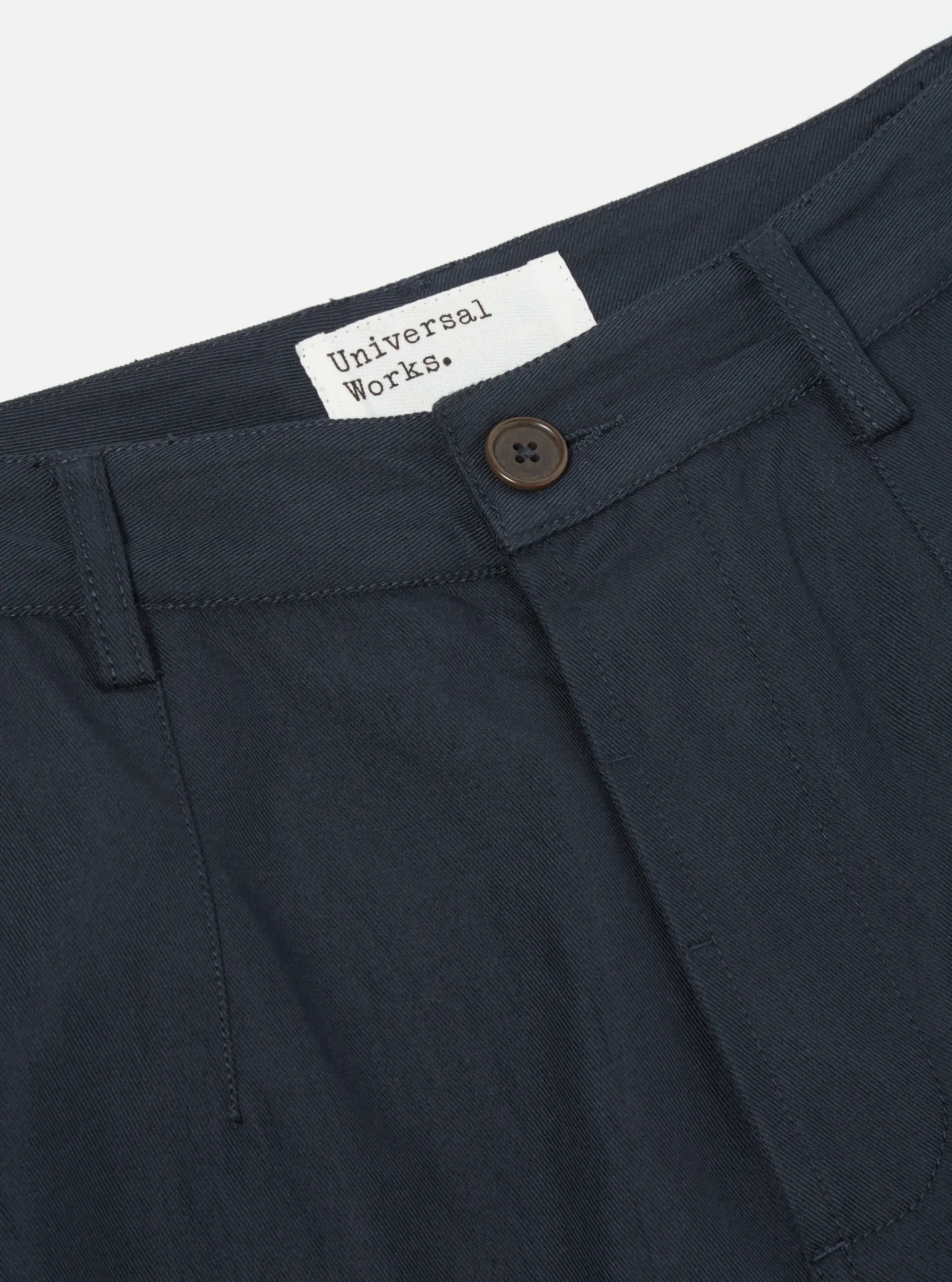 Hot Loose Cargo Pant In Navy Cotton/Nylon Serge Men Trousers.