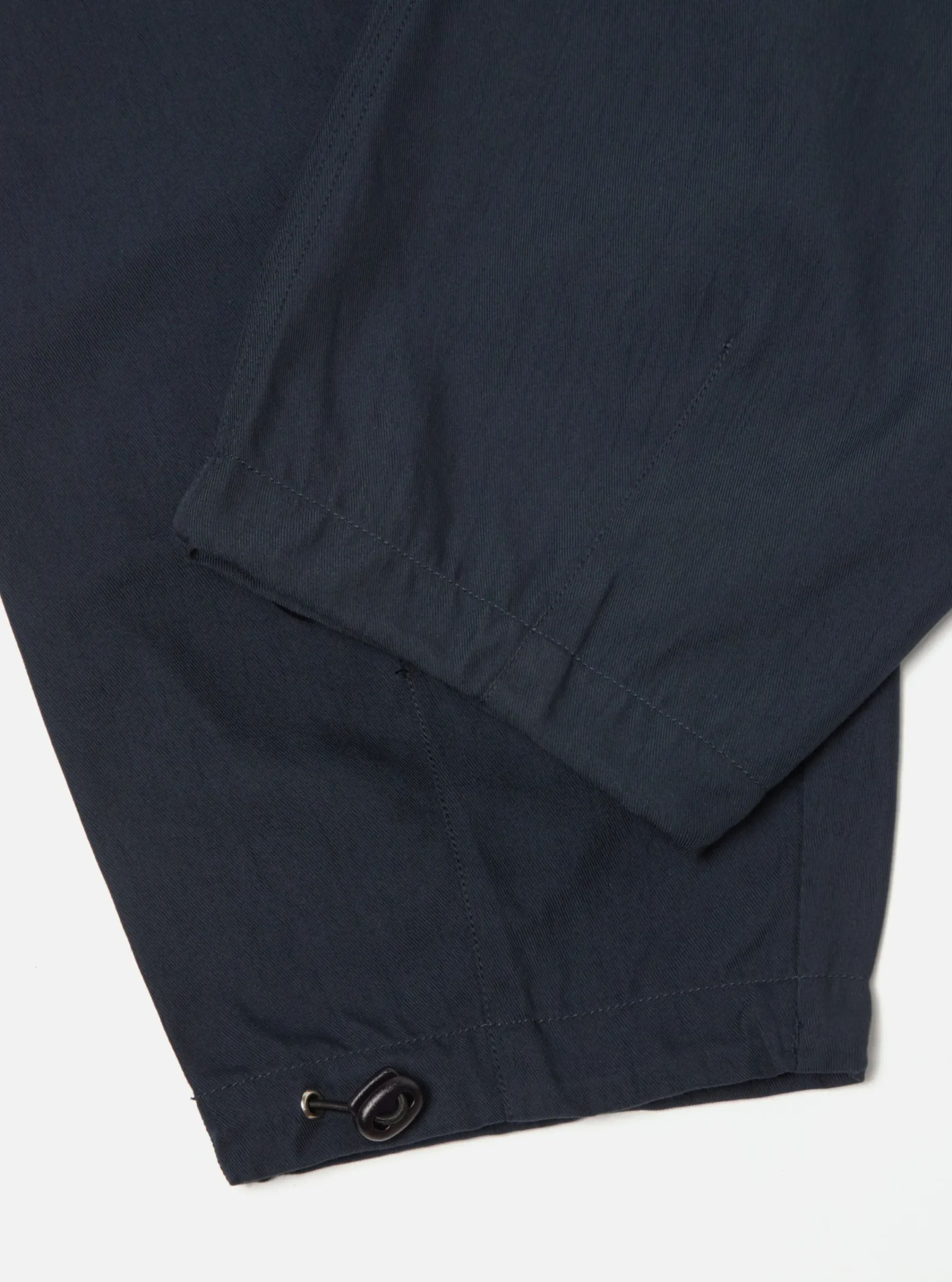 Hot Loose Cargo Pant In Navy Cotton/Nylon Serge Men Trousers.