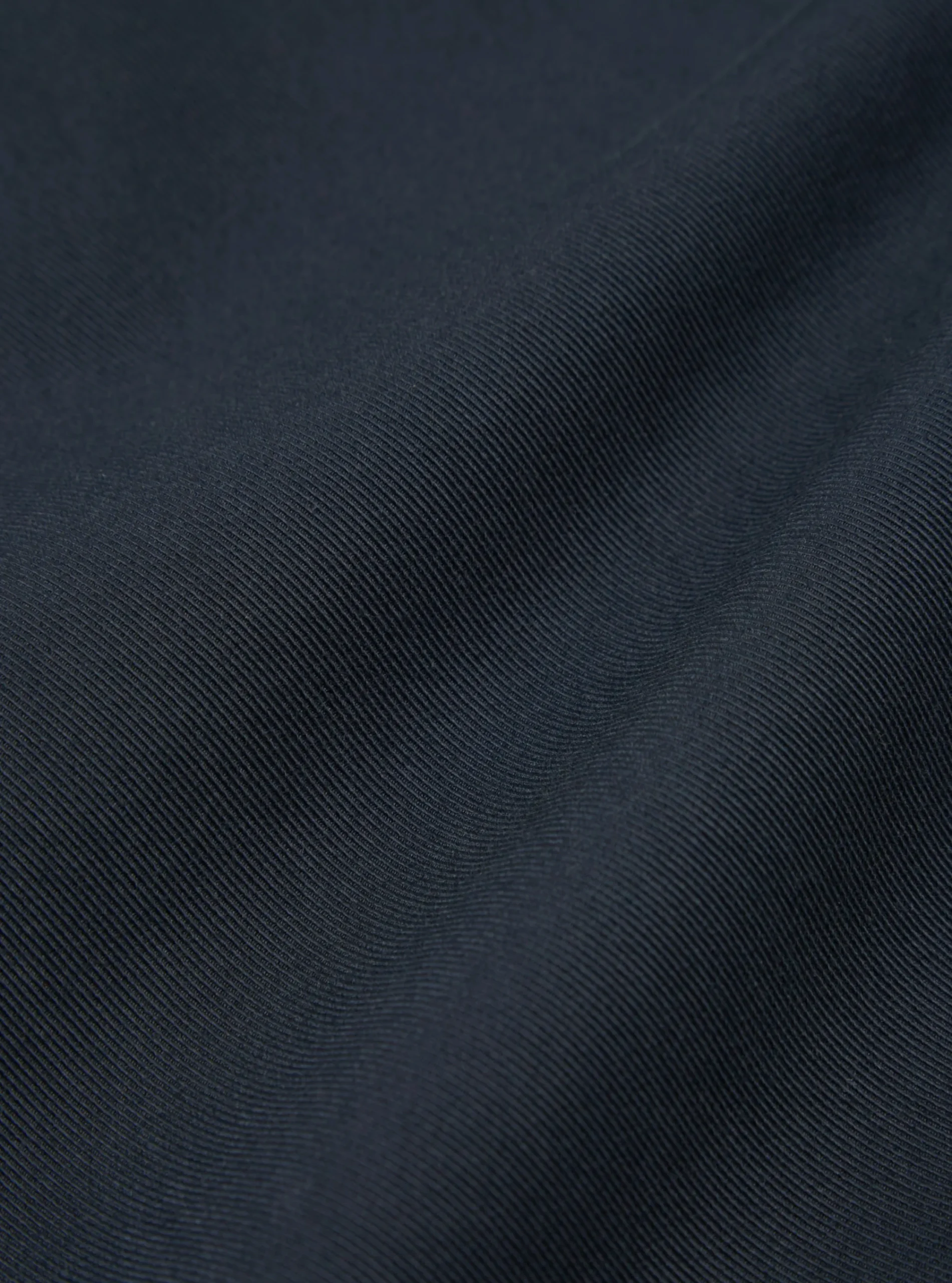 Hot Loose Cargo Pant In Navy Cotton/Nylon Serge Men Trousers.