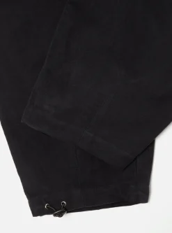 Hot Loose Cargo Pant In Dark Navy Lightweight Moleskin Men Trousers.