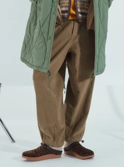 Sale Loose Cargo Pant In Lovat Lightweight Moleskin Men Trousers.