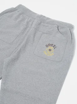 Store Lounge Pant In Grey Marl Brush Back Sweat Men Tees & Sweats.