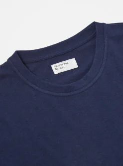 Flash Sale L/S Big Pocket Tee In Navy Recycled Wool Mix Sj Men Tees & Sweats.