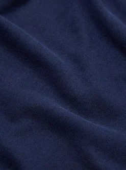 Flash Sale L/S Big Pocket Tee In Navy Recycled Wool Mix Sj Men Tees & Sweats.