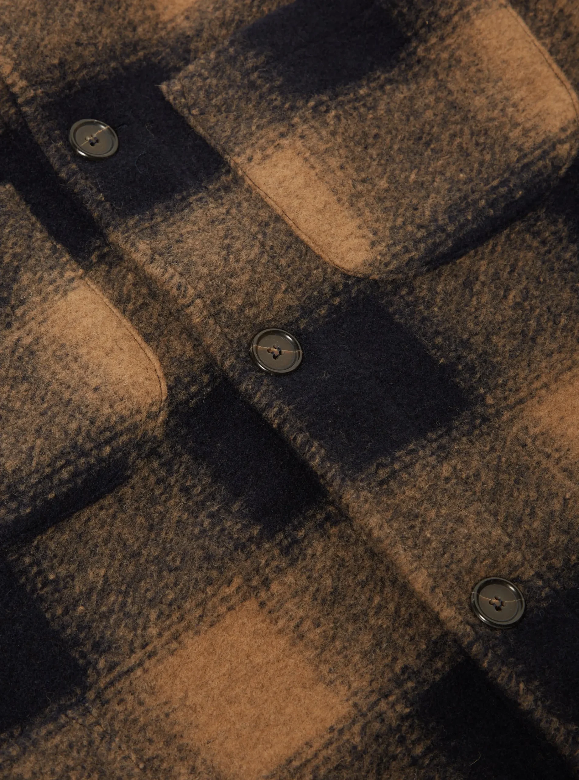 Best Lumber Jacket In Navy Mix Wool Fleece Men Fleece.