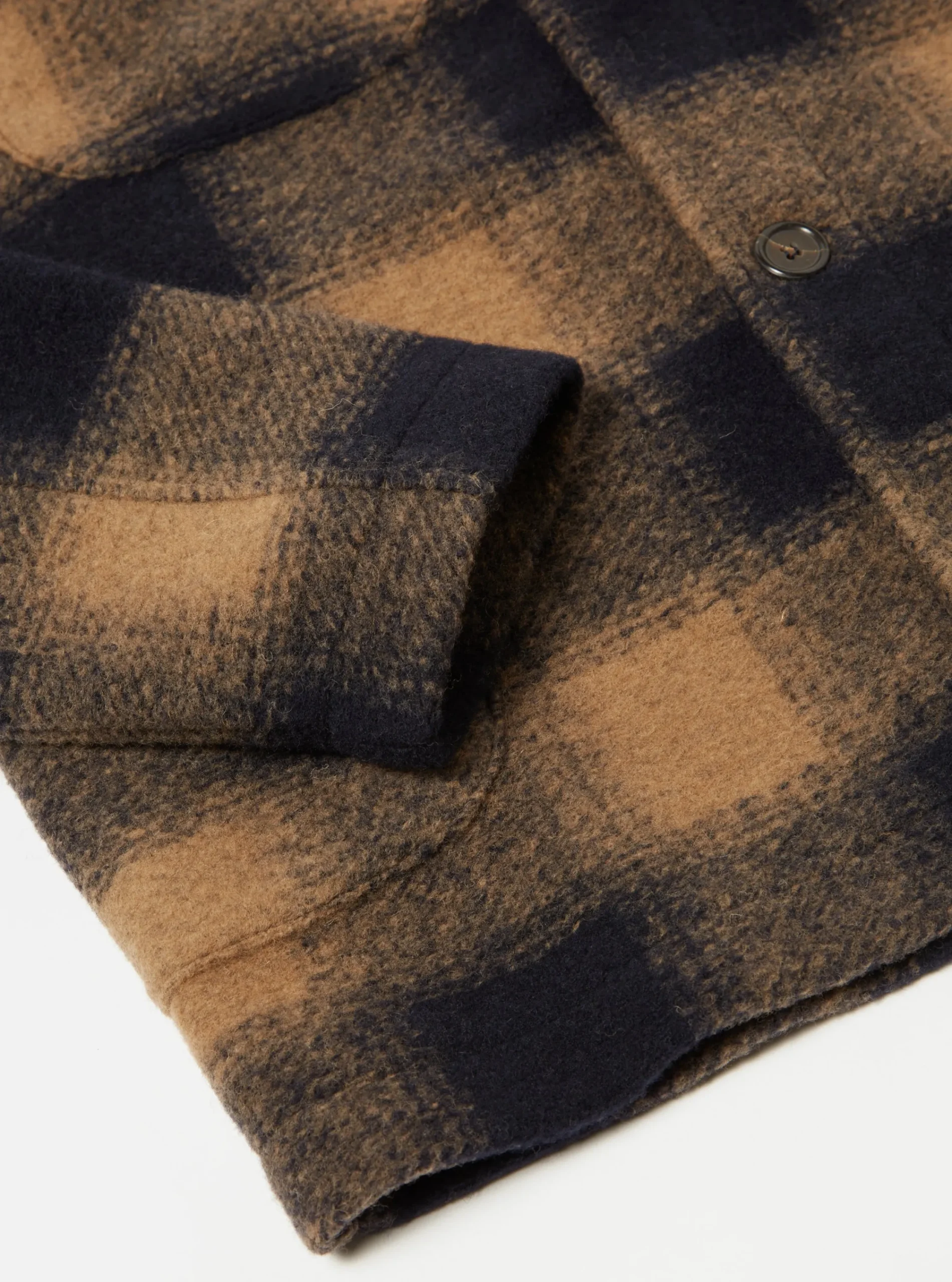 Best Lumber Jacket In Navy Mix Wool Fleece Men Fleece.