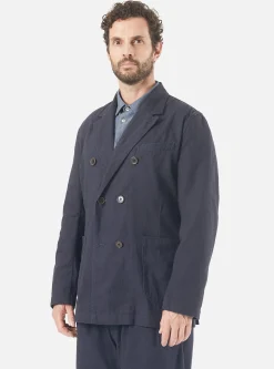 Cheap Manor Jacket In Navy Winter Twill Men Jackets.