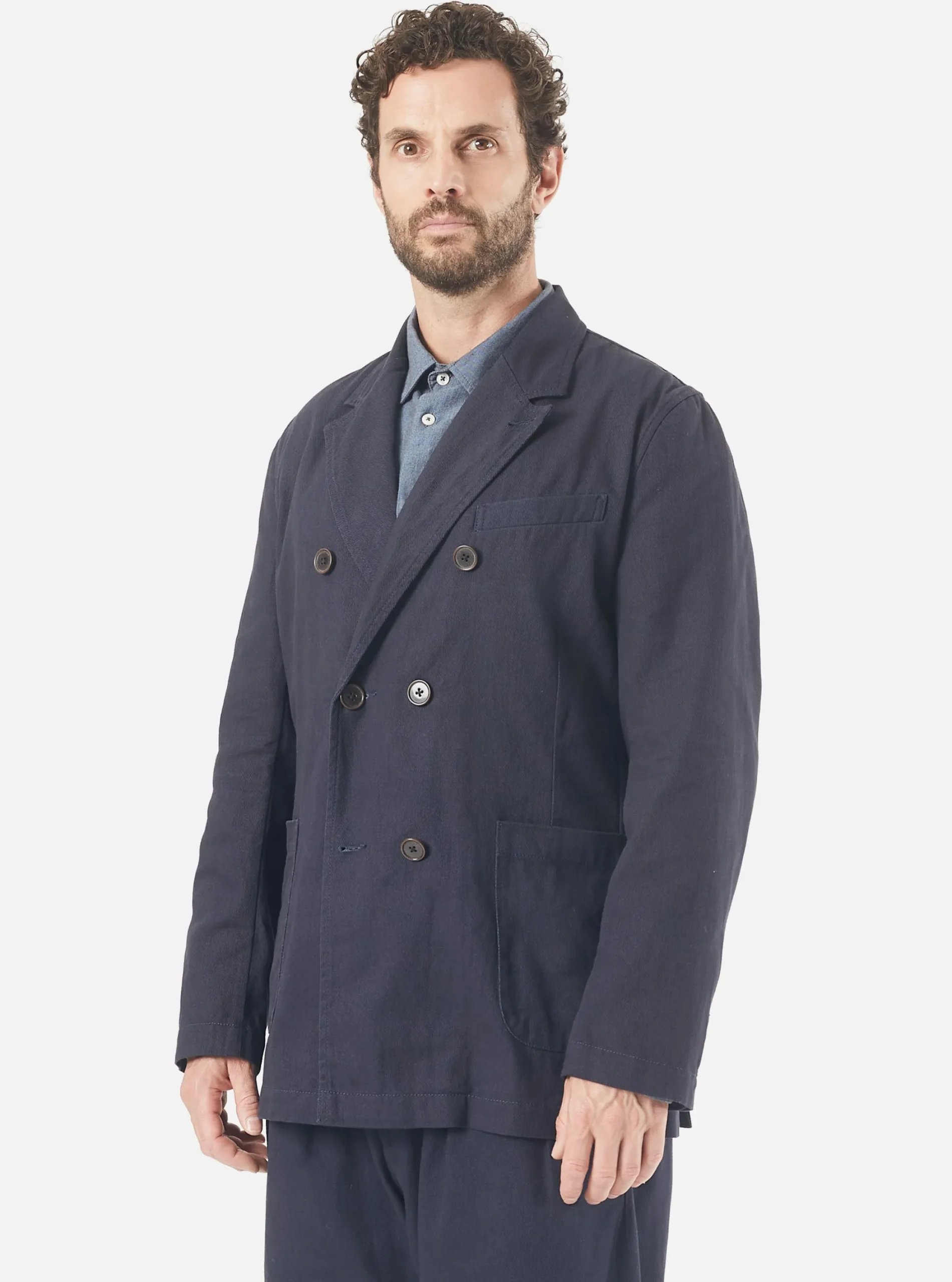 Cheap Manor Jacket In Navy Winter Twill Men Jackets.