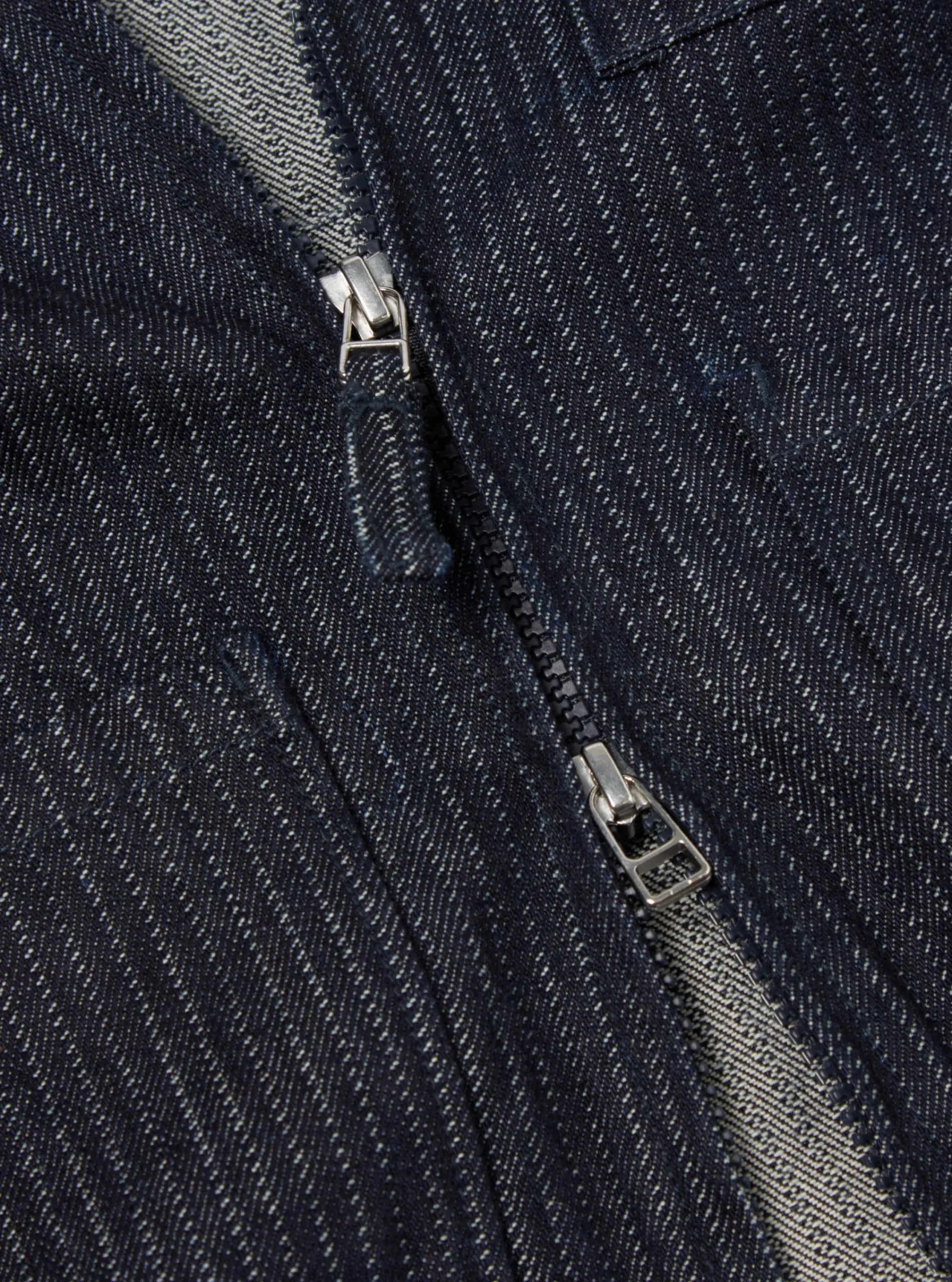 Online Marine Gilet In Indigo Japanese Twill Denim Men Waistcoats & Gilets.