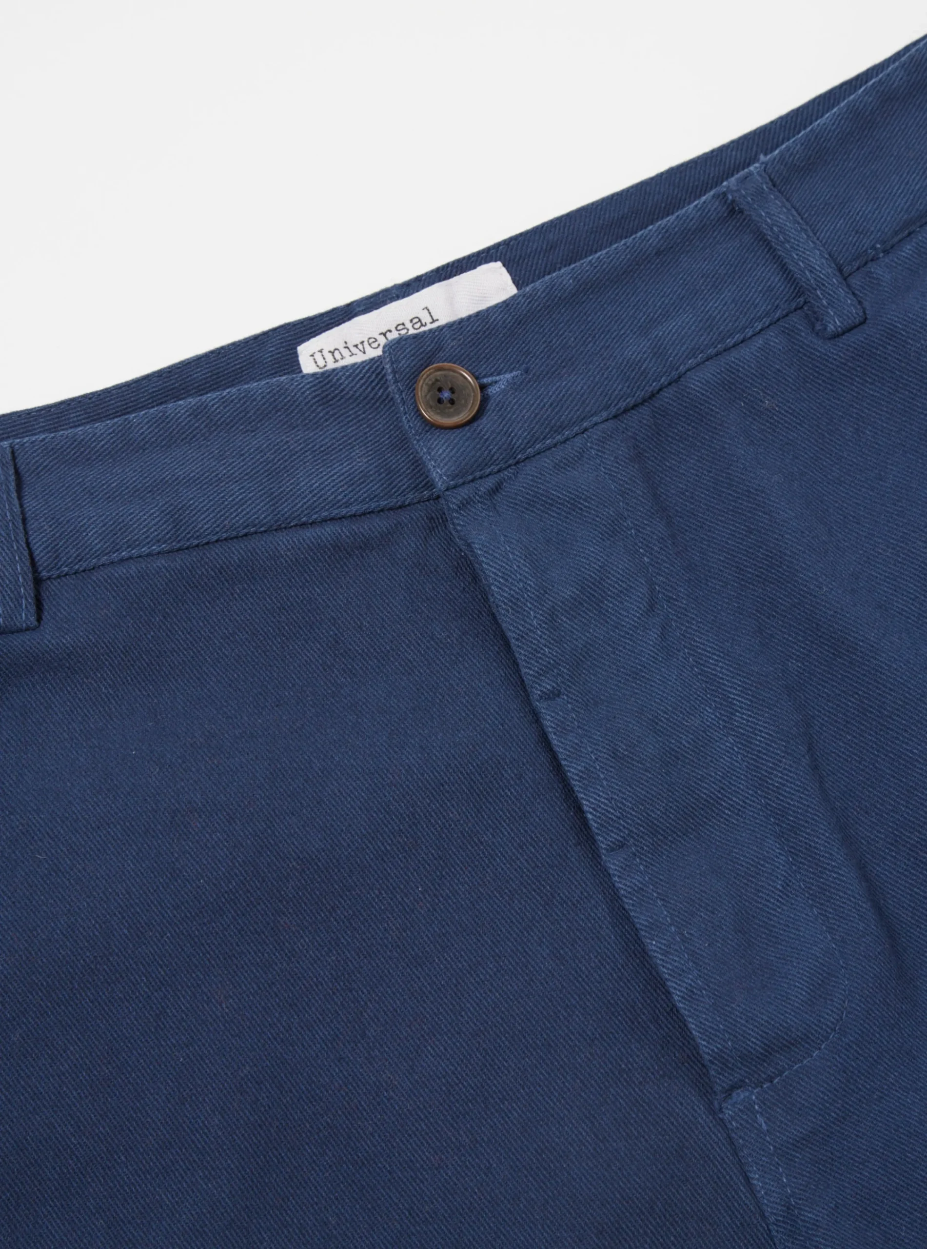 Best Sale Military Chino In Indigo Soft Twill Men Trousers.