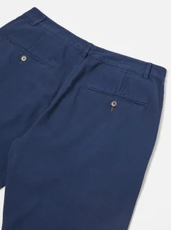 Best Sale Military Chino In Indigo Soft Twill Men Trousers.