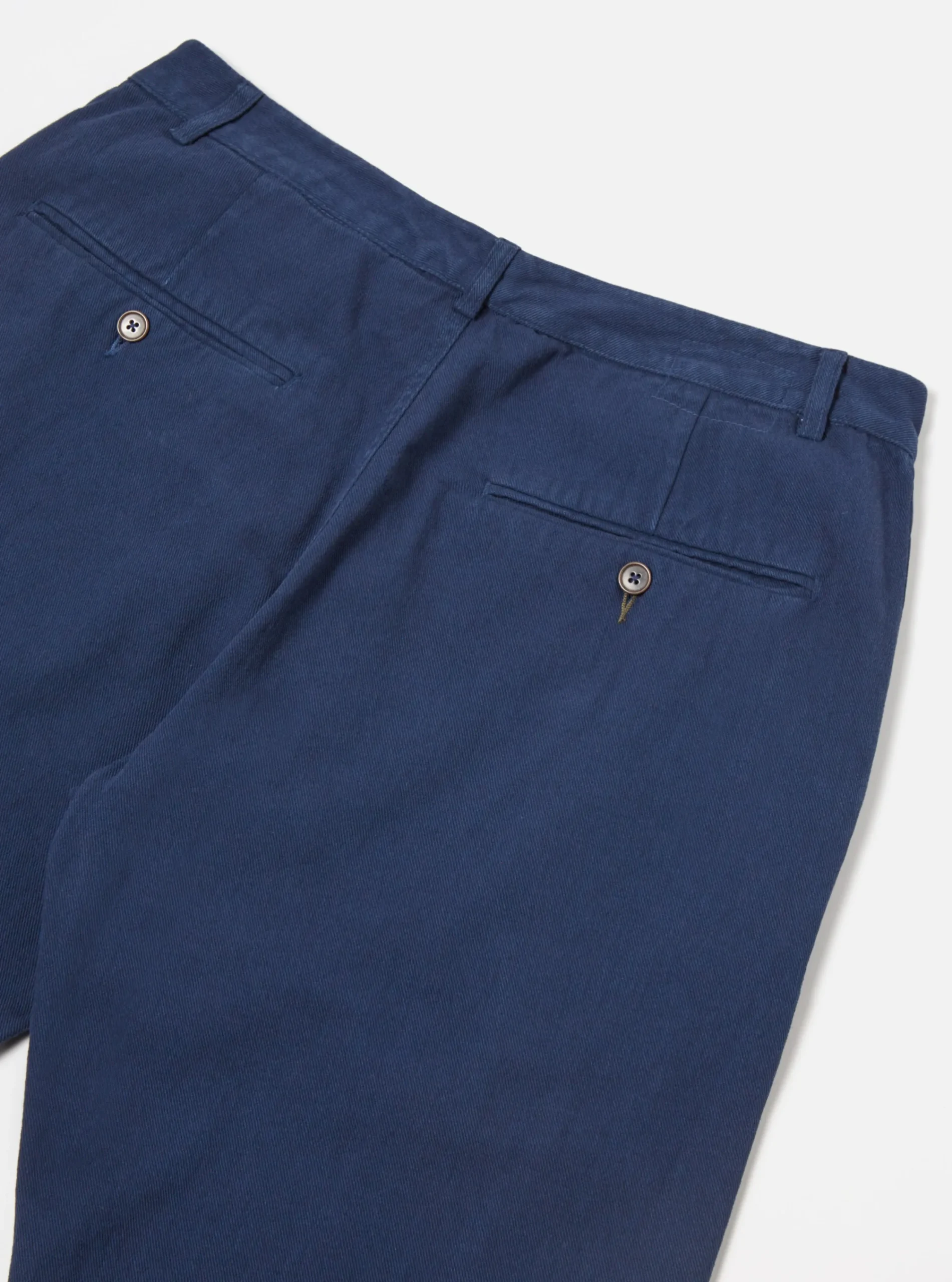Best Sale Military Chino In Indigo Soft Twill Men Trousers.