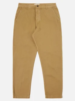 Discount Military Chino In Sand Soft Twill Men Trousers.