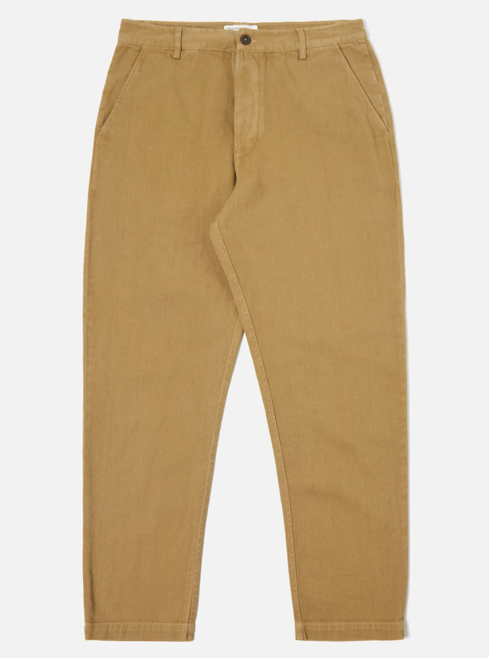 Discount Military Chino In Sand Soft Twill Men Trousers.