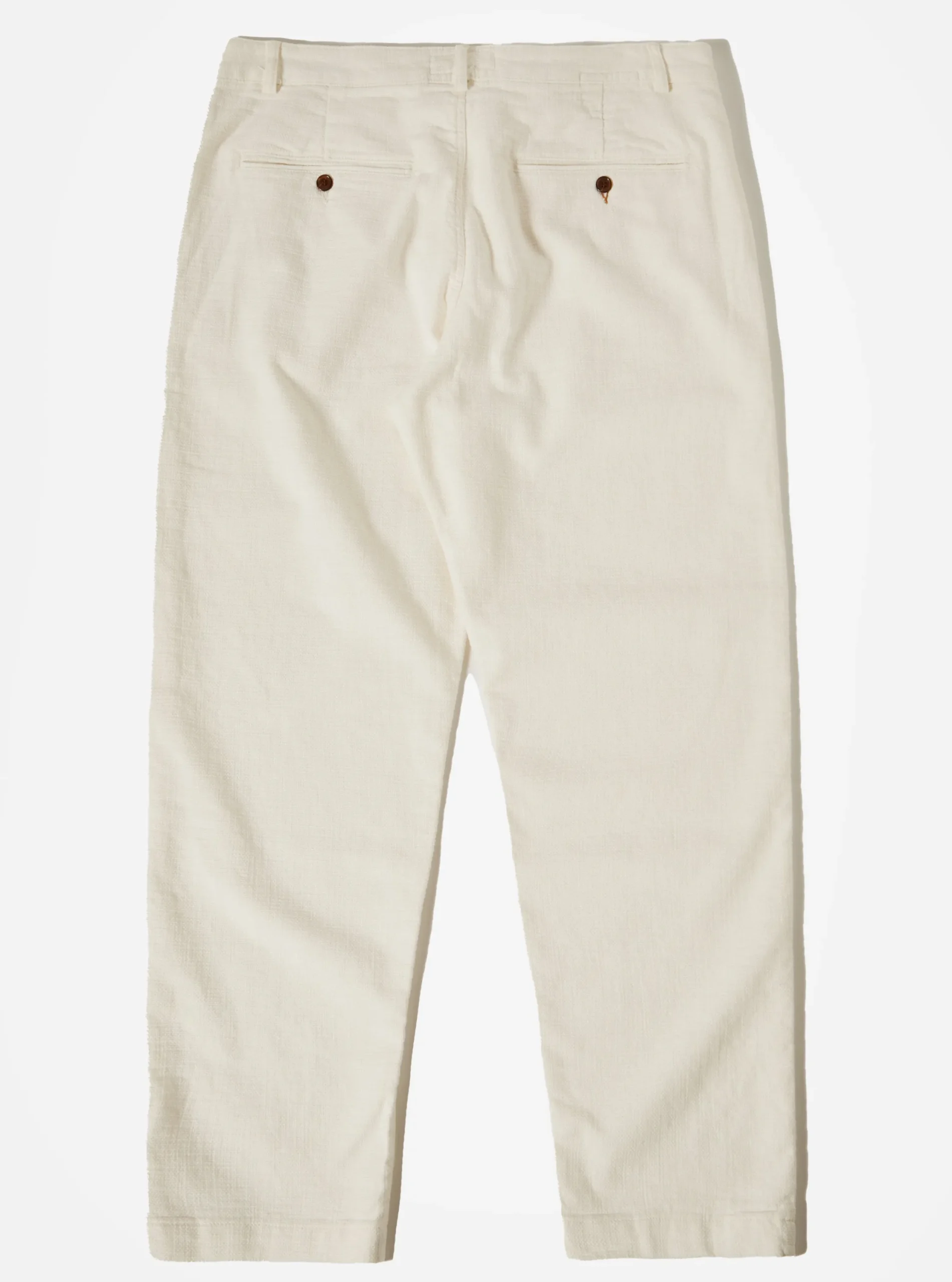 Best Sale Military Chino In Ecru Chevron Cotton Men Trousers.
