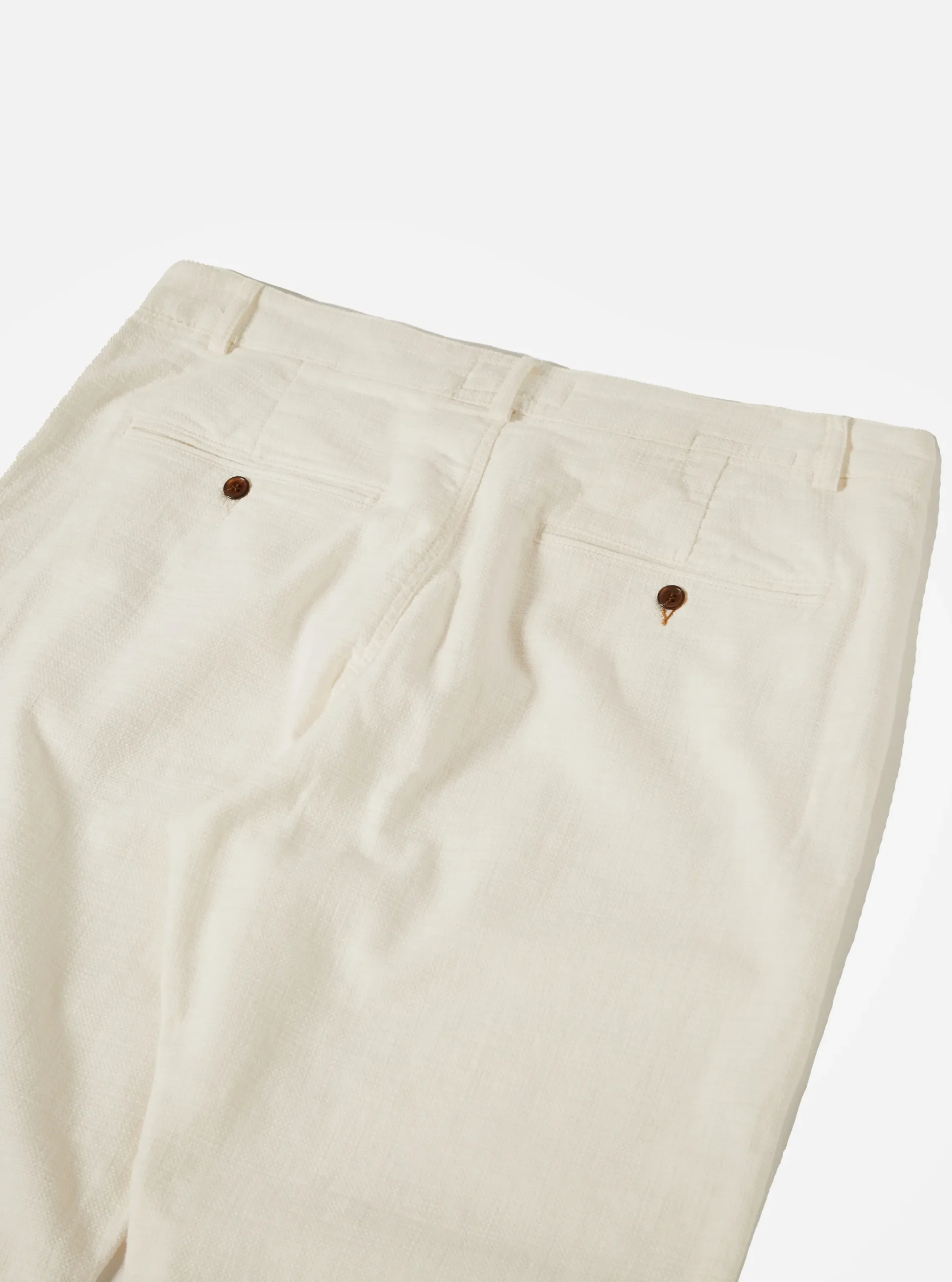 Best Sale Military Chino In Ecru Chevron Cotton Men Trousers.
