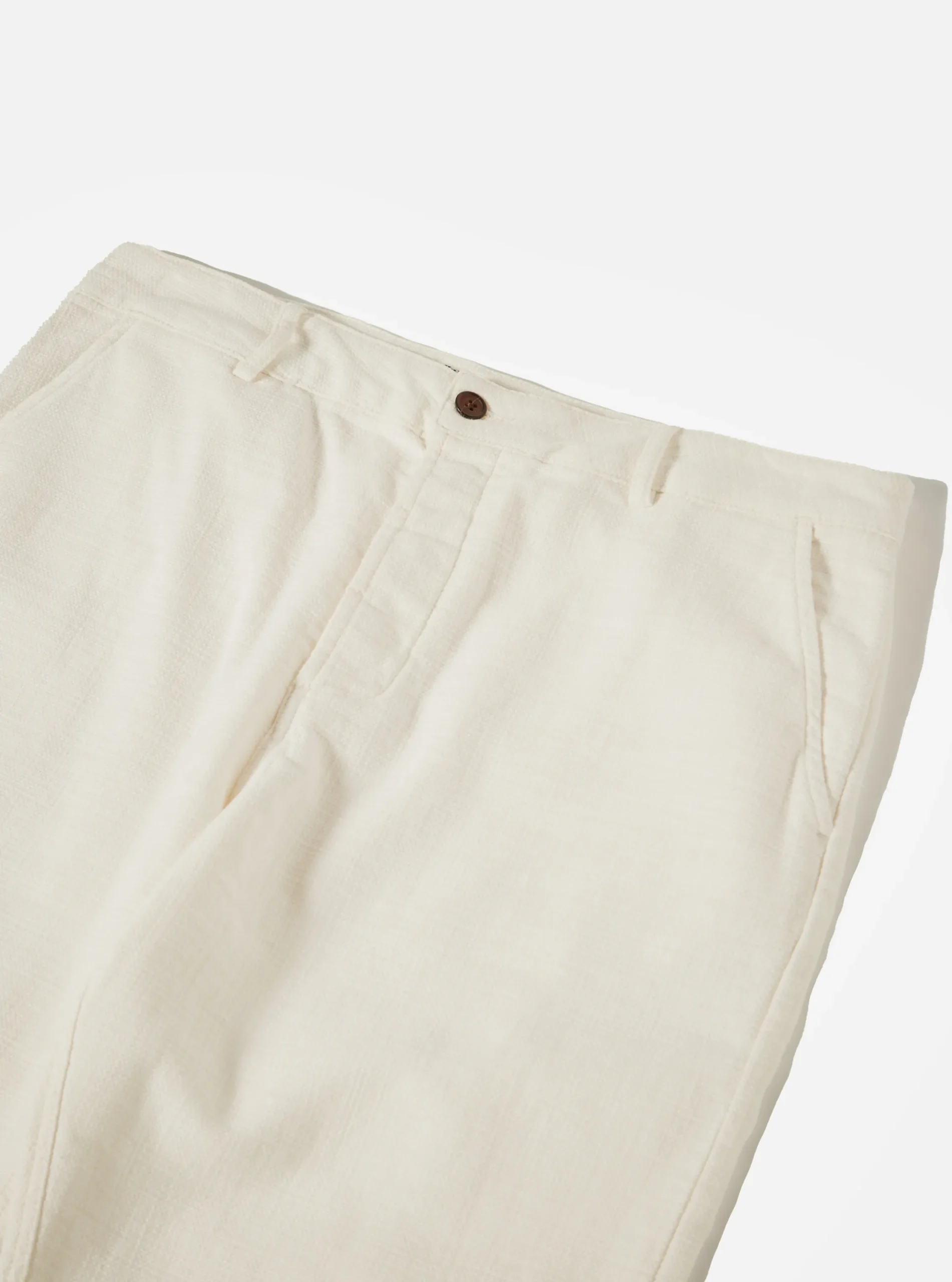 Best Sale Military Chino In Ecru Chevron Cotton Men Trousers.