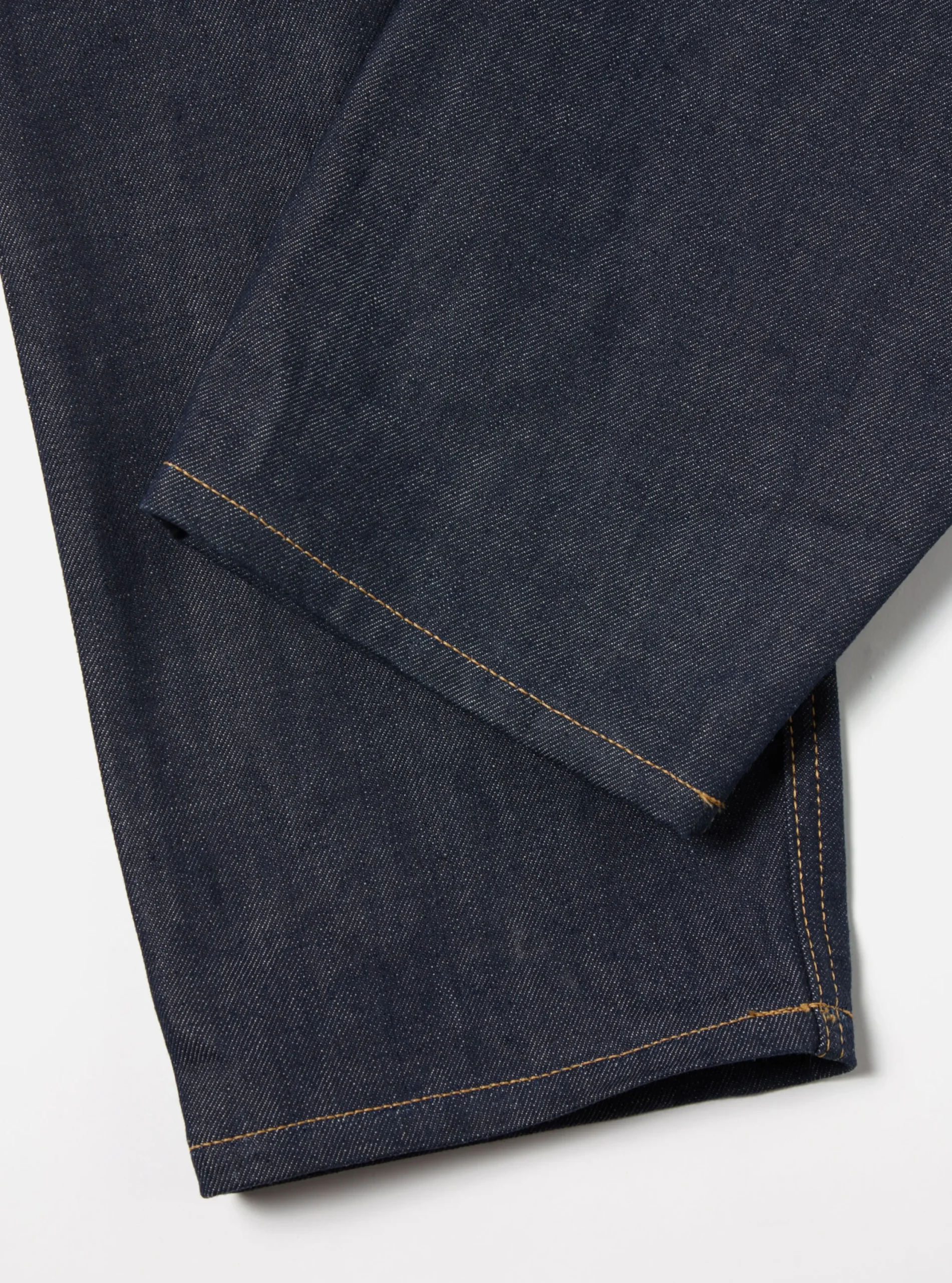 Store Military Chino In Indigo 13Oz Selvedge Denim Men Trousers.