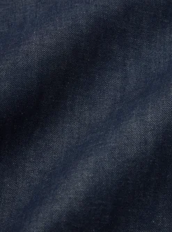 Store Military Chino In Indigo 13Oz Selvedge Denim Men Trousers.
