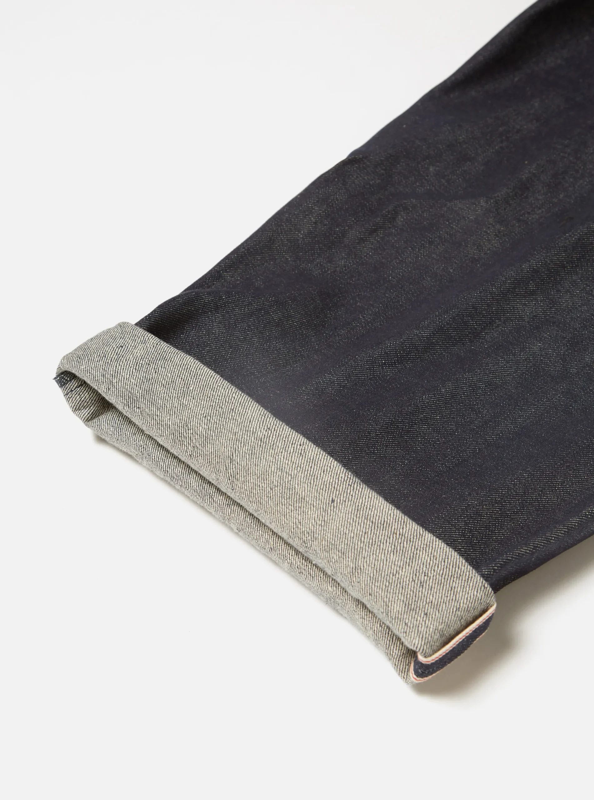 Store Military Chino In Indigo 13Oz Selvedge Denim Men Trousers.