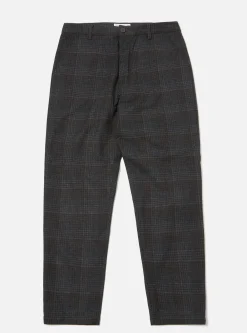 Fashion Military Chino In Charcoal Reuse Wool Mix Men Suiting.