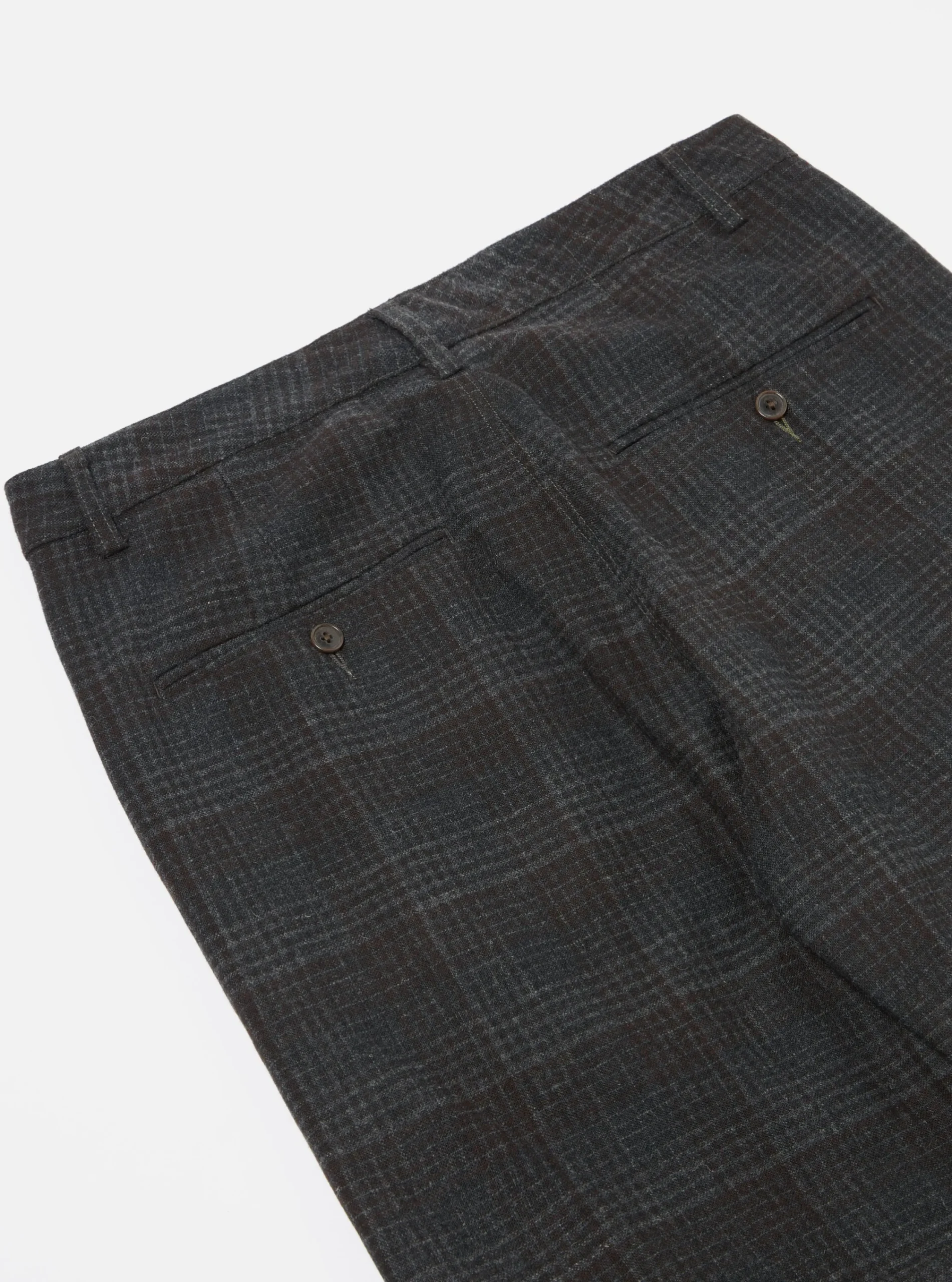 Fashion Military Chino In Charcoal Reuse Wool Mix Men Suiting.