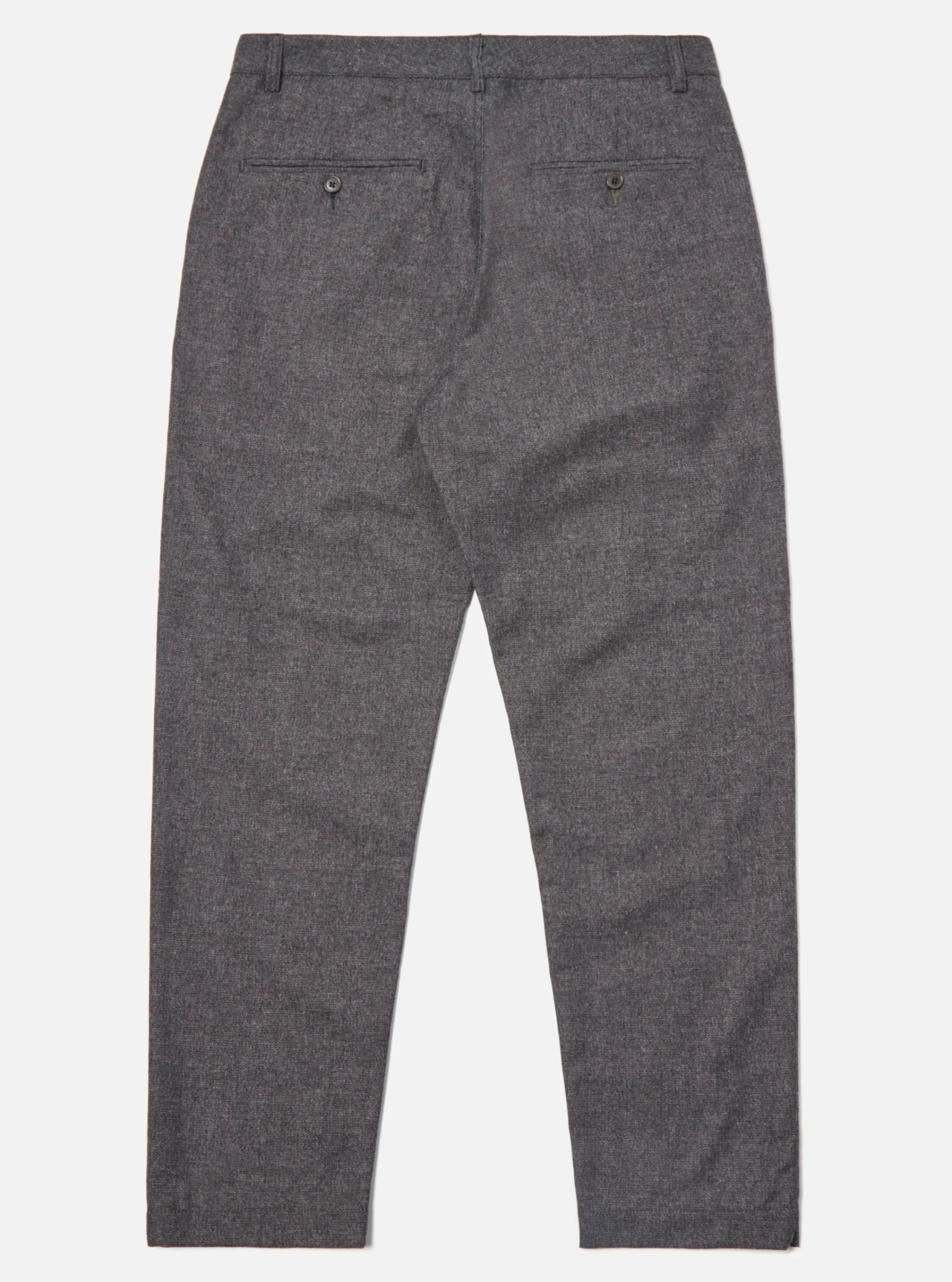 Cheap Military Chino In Grey Upcycled Italian Tweed Men Suiting.