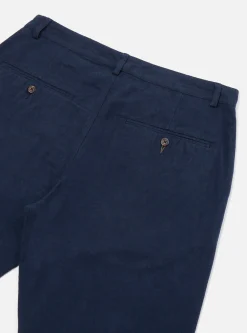 Best Sale Military Chino In Navy Nebraska Cotton Men Suiting.