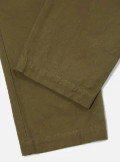 New Military Chino In Olive Nebraska Cotton Men Suiting.