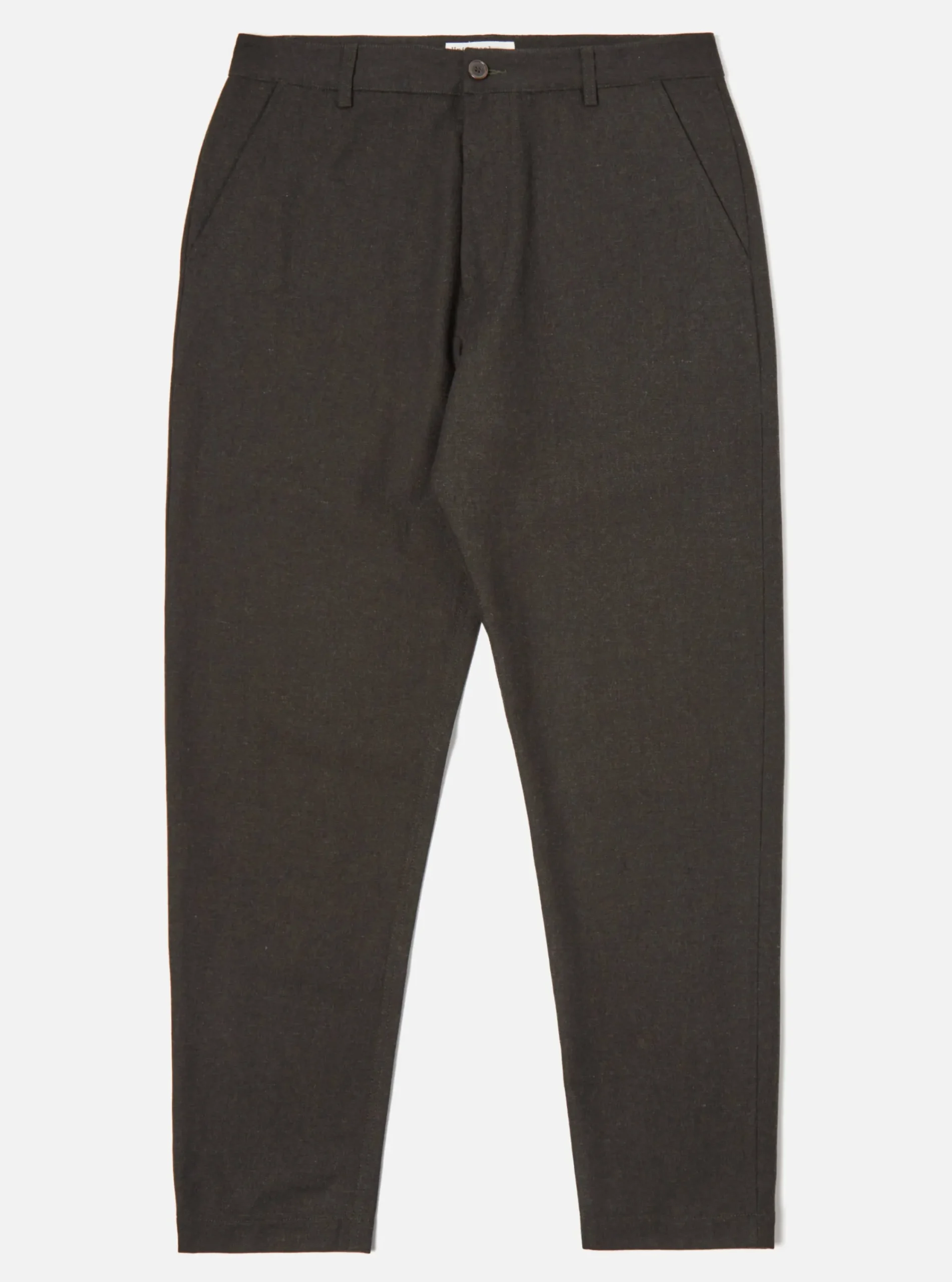 Cheap Military Chino In Olive Upcycled Italian Tweed Men Suiting.