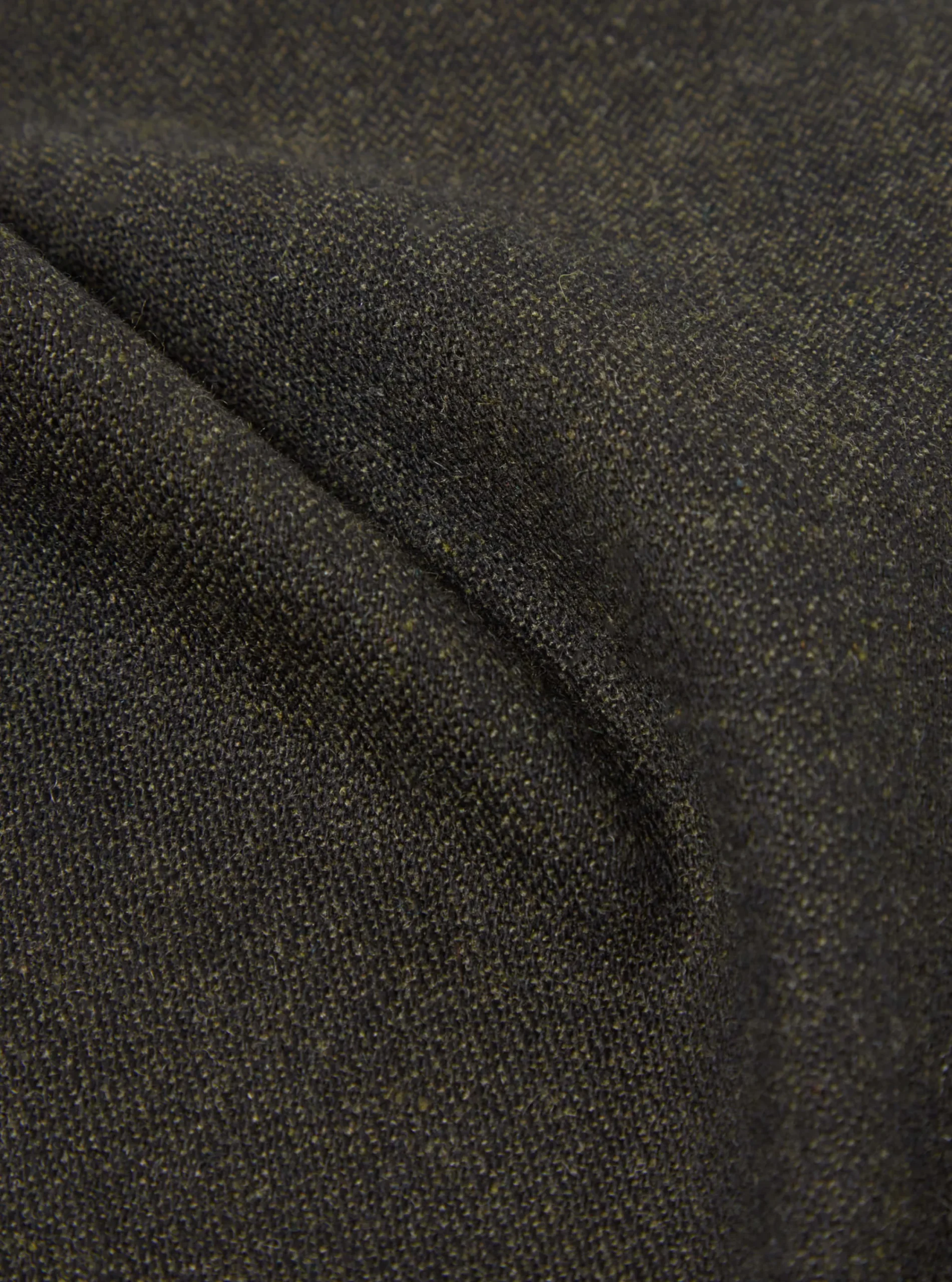 Cheap Military Chino In Olive Upcycled Italian Tweed Men Suiting.