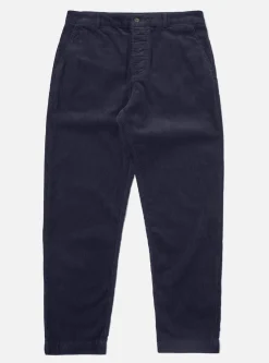 Fashion Military Chino In Navy Cord Men Suiting.