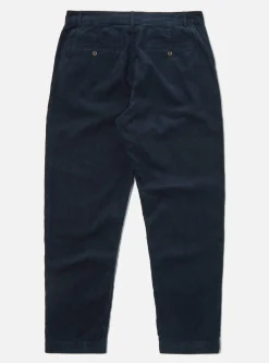 Fashion Military Chino In Navy Cord Men Suiting.