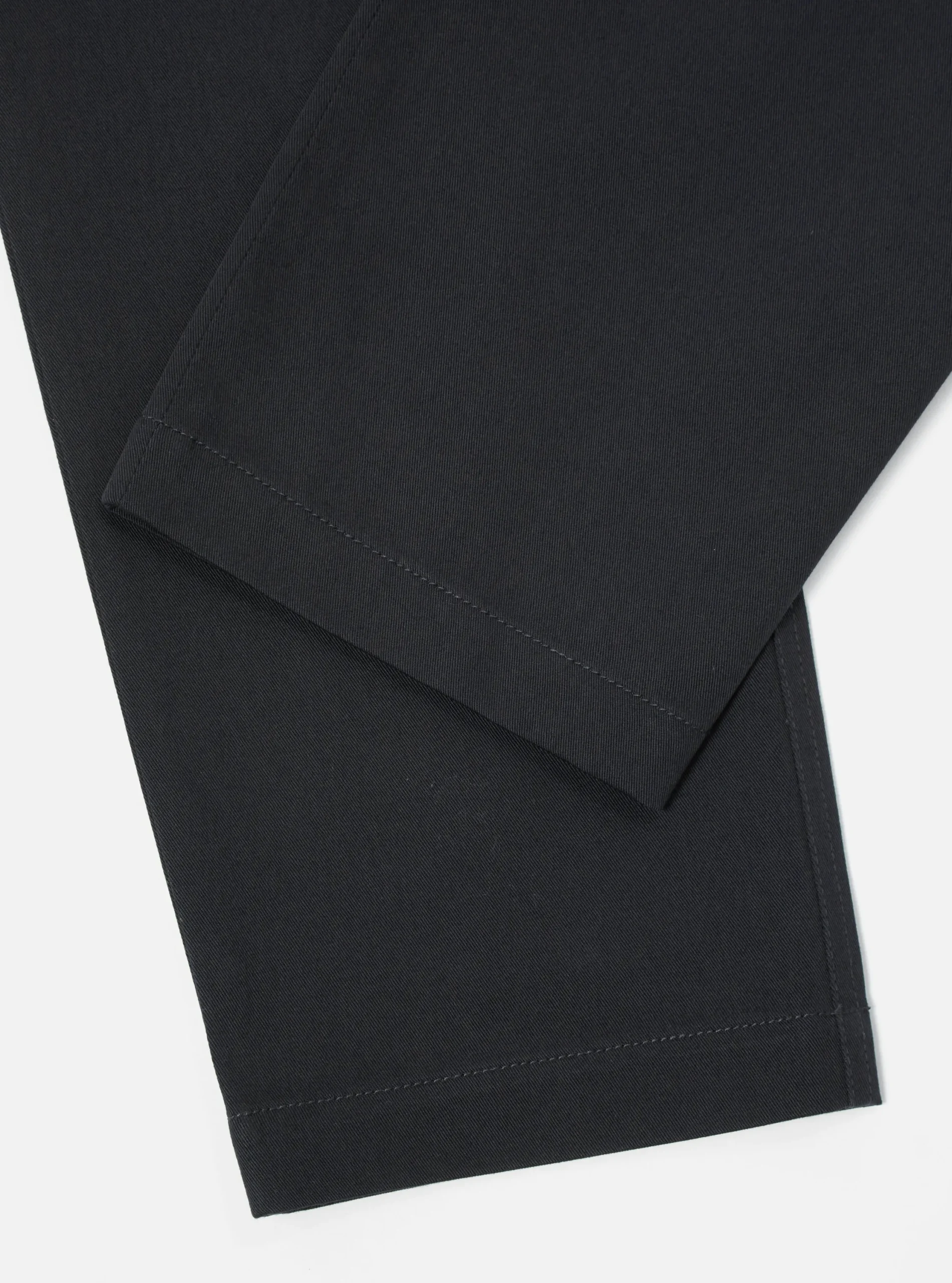 Clearance Military Chino In Black Twill Men Suiting.